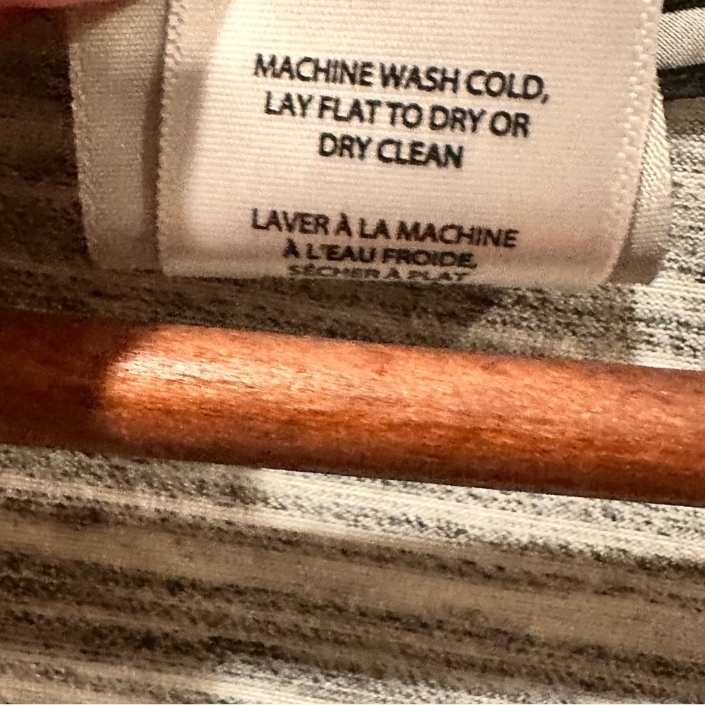 Dolan Racerback Swing Tank Relaxed Fit  Gray And White Women’s Size XS - Picture 7 of 7